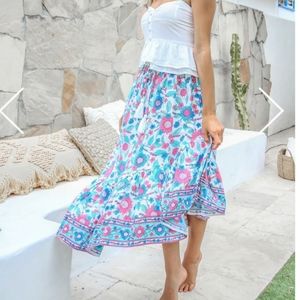 Mahiya Wildflower Summer Bloom Hi-Low Boho…